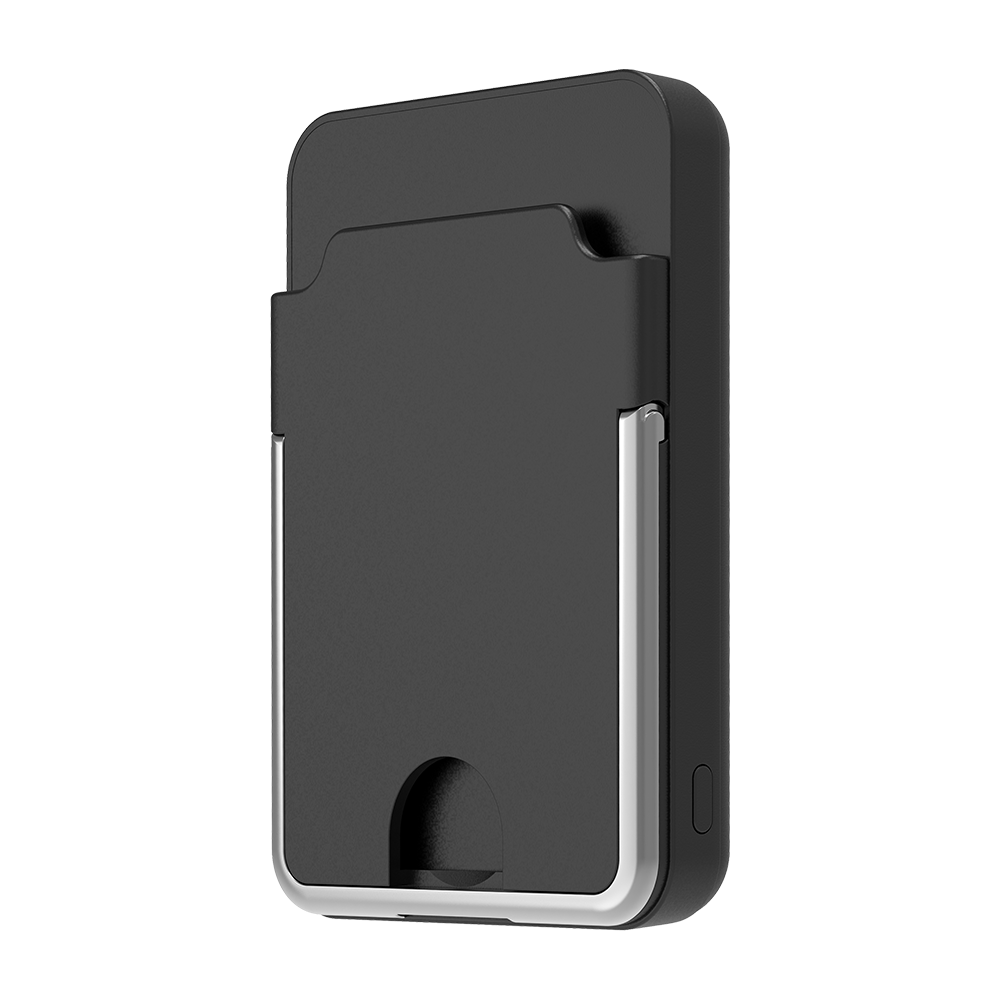 MagWallet Trackable Powerbank - 5000 mAh in pms black c
